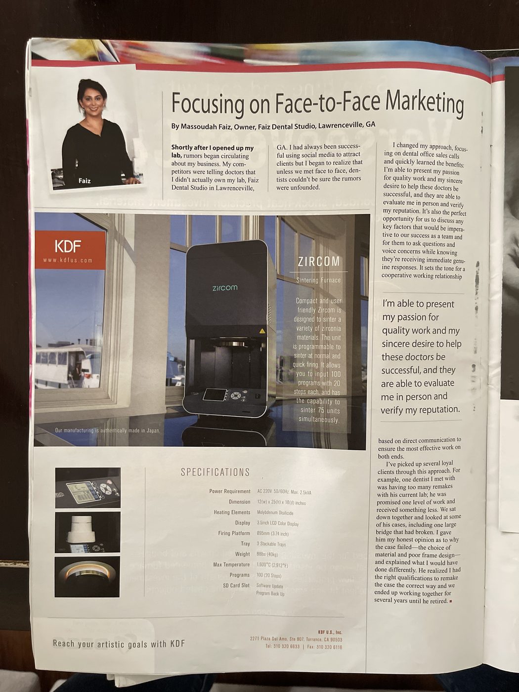 Focusing on Face-to-Face Marketing article